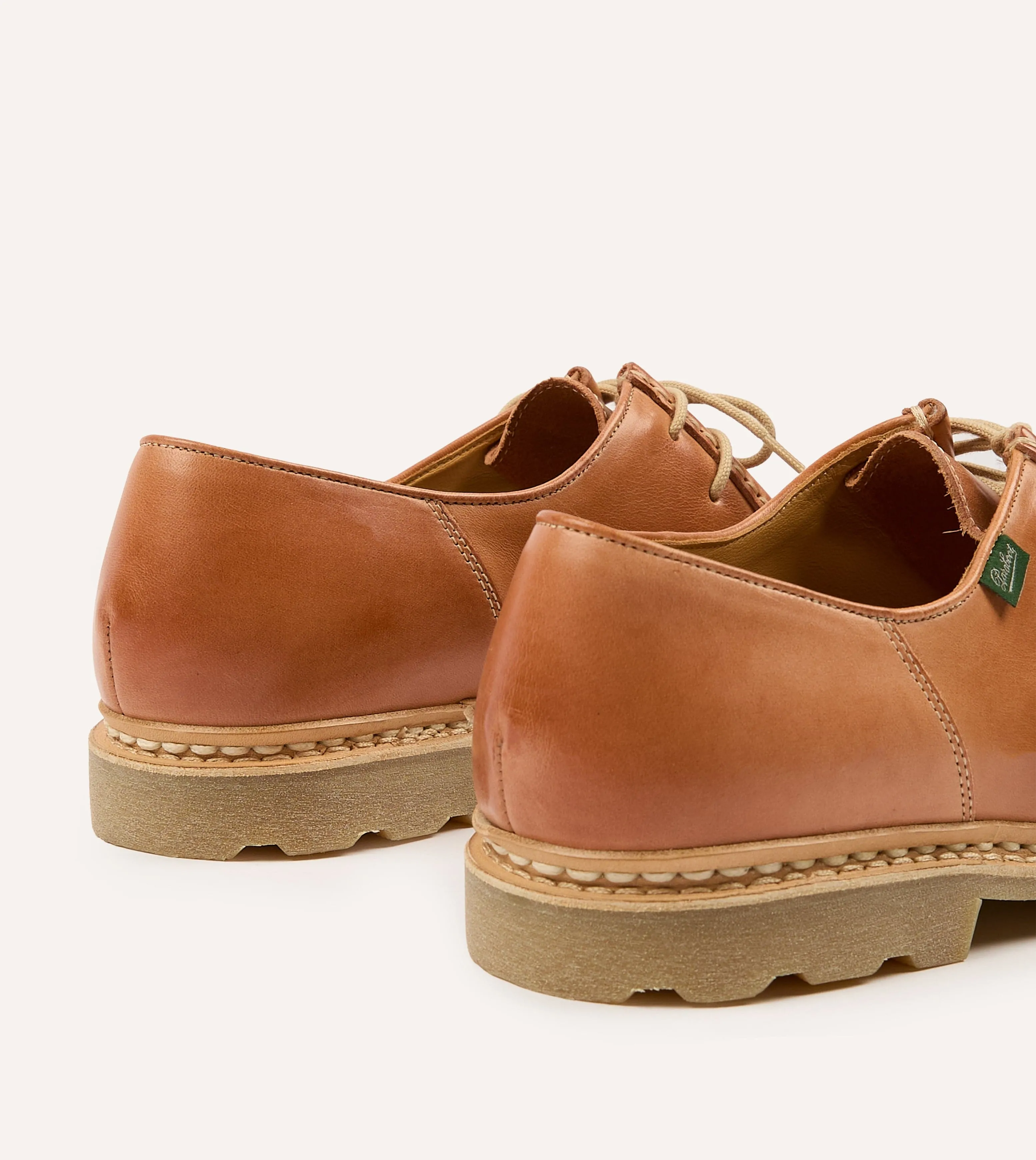 Paraboot Michael Tan Leather Derby Shoe