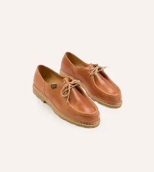 Paraboot Michael Tan Leather Derby Shoe