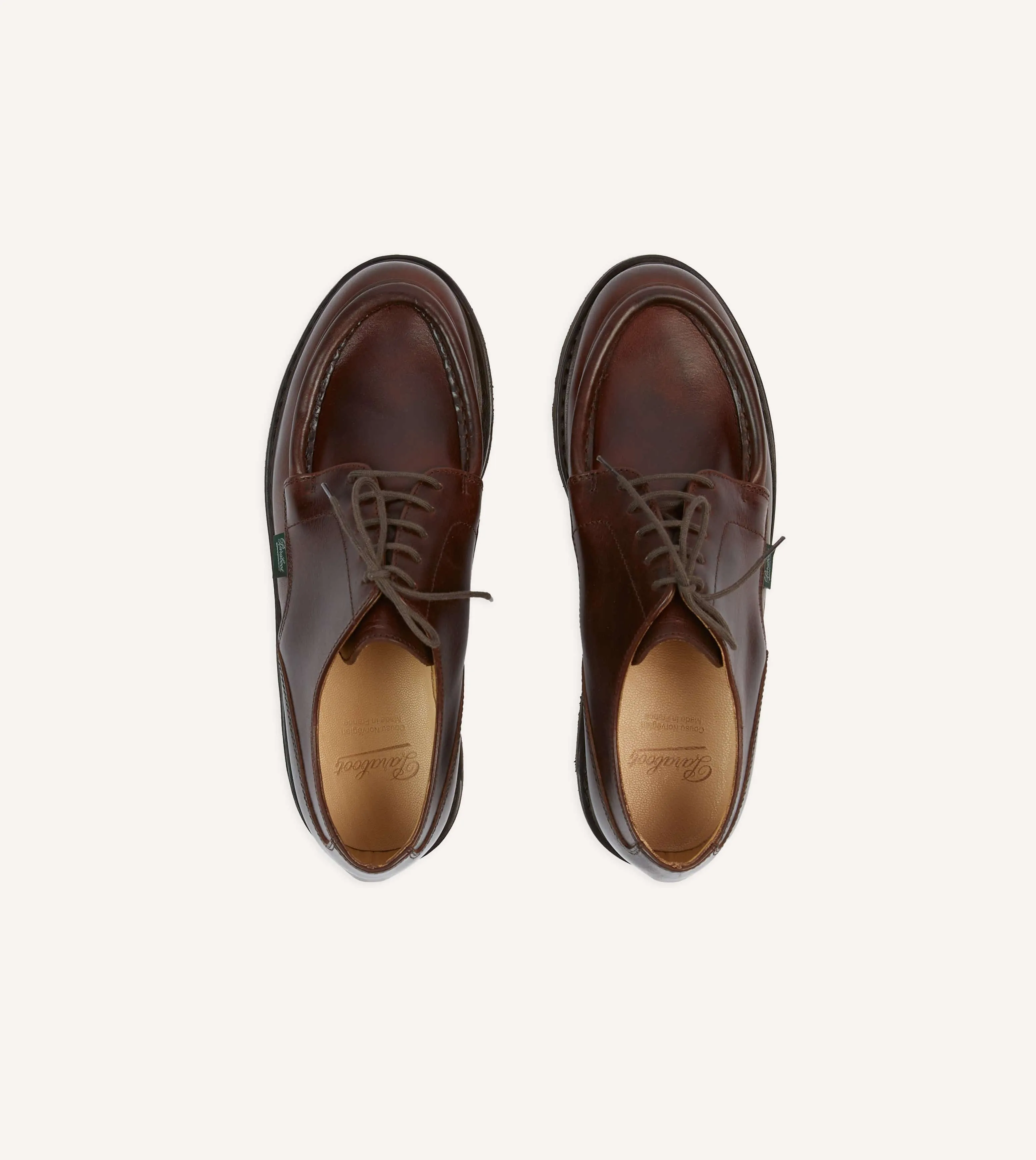 Paraboot Villandry Brown Calf Leather Derby Shoe
