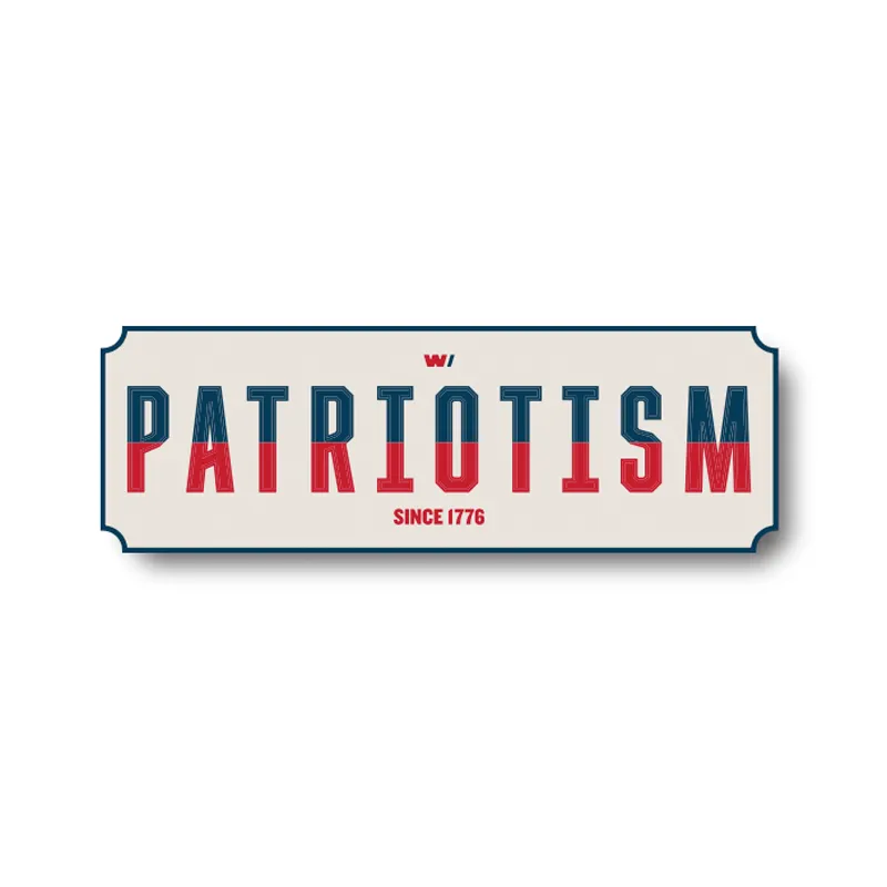 Patriotism Sticker Decal