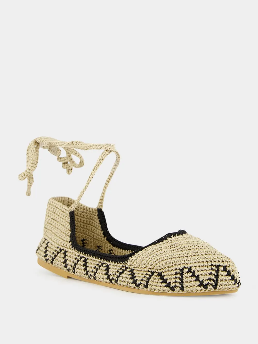 Peanut Brown High Crochet Ballerina