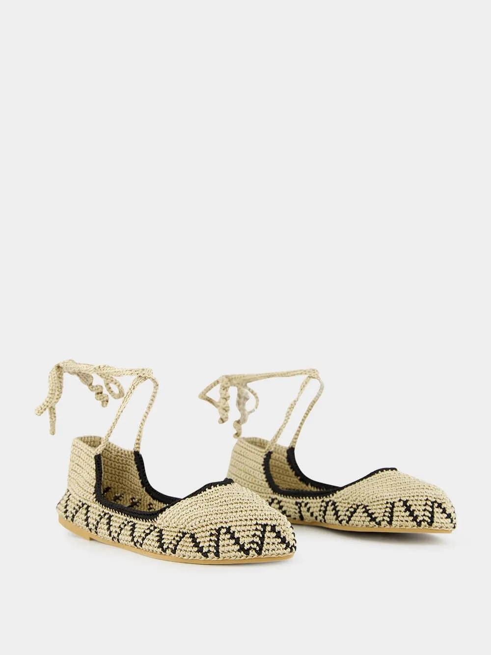 Peanut Brown High Crochet Ballerina