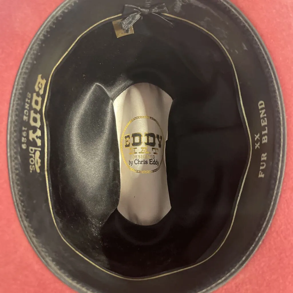 Pink Eddy Brothers Western hat 7 1/8