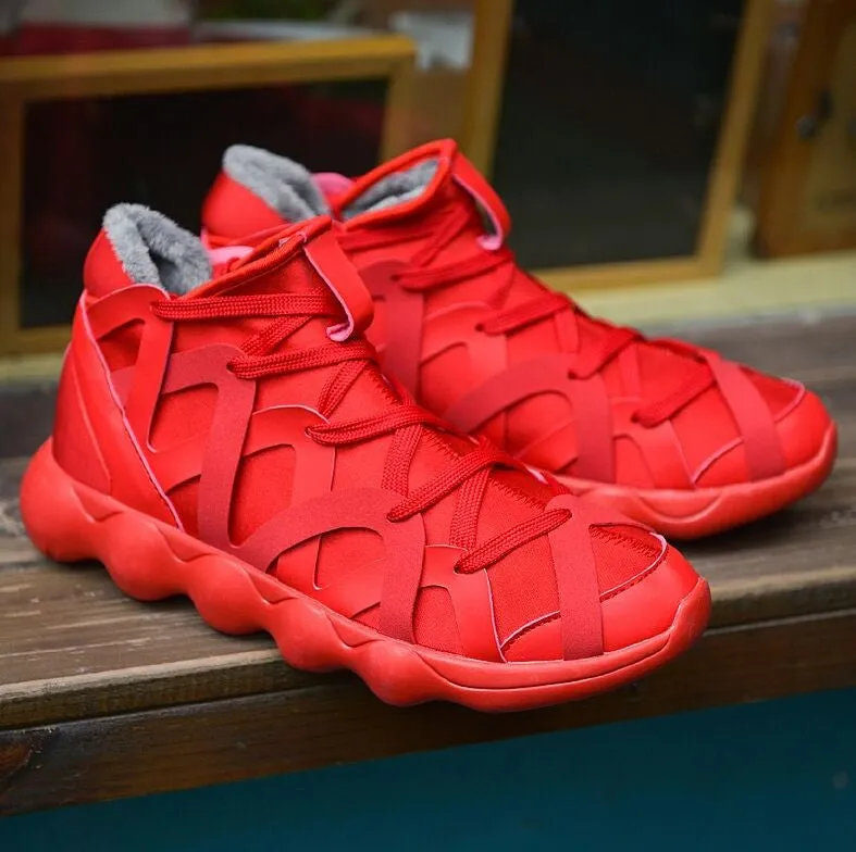 Plush Warm Autumn Winter Unisex Sport Casual Shoes Mix Fashion Men Women Breathable Flats Shoes Student Couples Casual Shoes
