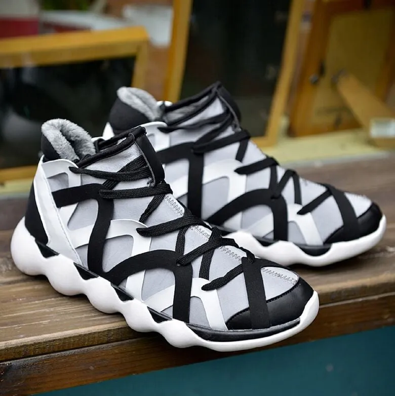 Plush Warm Autumn Winter Unisex Sport Casual Shoes Mix Fashion Men Women Breathable Flats Shoes Student Couples Casual Shoes