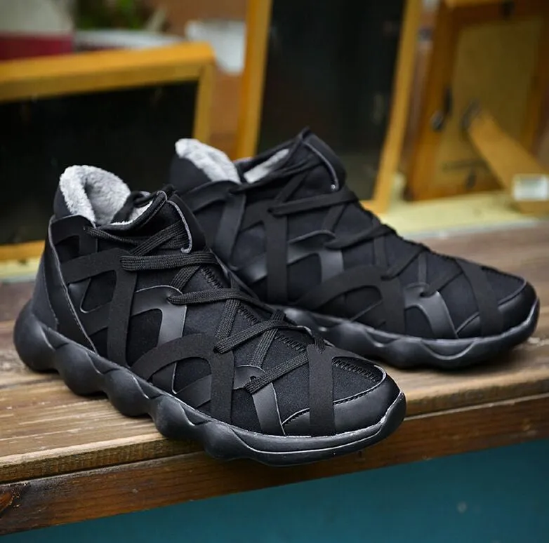 Plush Warm Autumn Winter Unisex Sport Casual Shoes Mix Fashion Men Women Breathable Flats Shoes Student Couples Casual Shoes