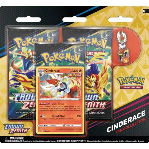 Pokemon Sword & Shield Crown Zenith | 3-Pack Blister | Cinderace