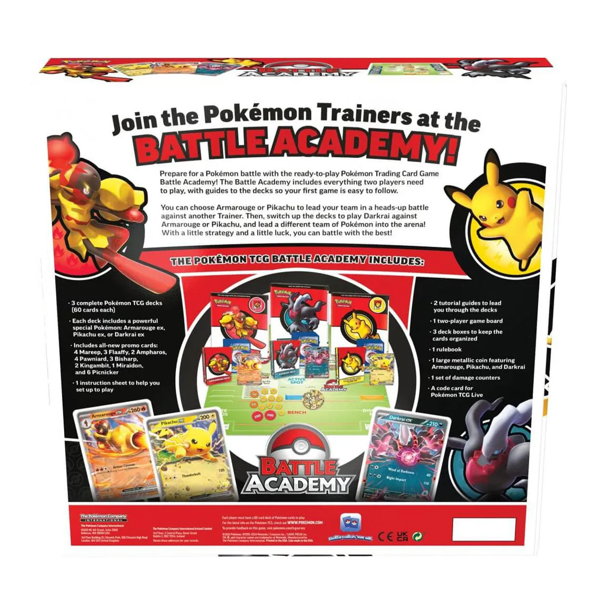 POKEMON TCG Battle Academy Board Game 2024