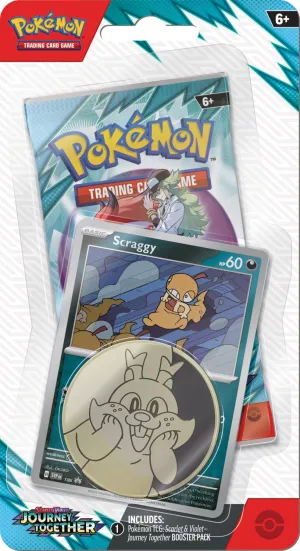 Pokemon TCG Scarlet Violet - Journey Together Blister - Scraggy