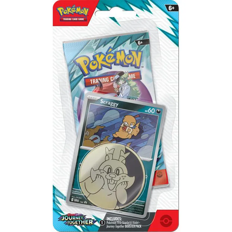 PRE-ORDER | Pokemon Scarlet & Violet SV9 Journey Together - Scraggy Checklane Blister