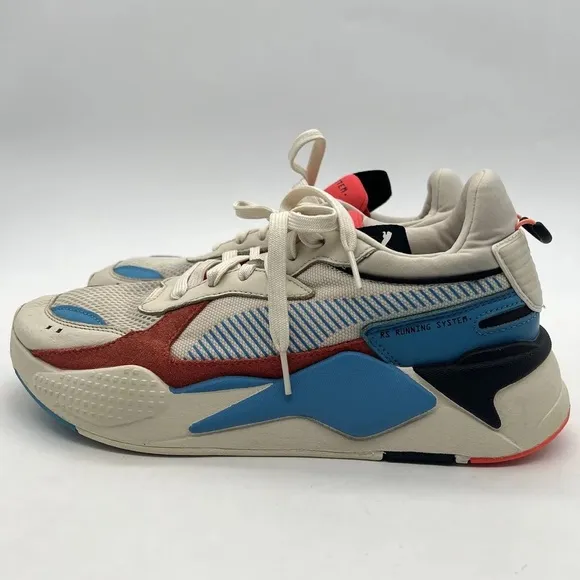 Puma Men’s RS-X Reinvention‎ Whisper White Red Blast Trainers