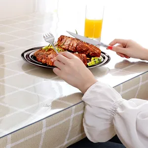 PVC Transparent Waterproof Table Carpet