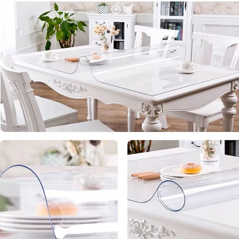 PVC Transparent Waterproof Table Carpet
