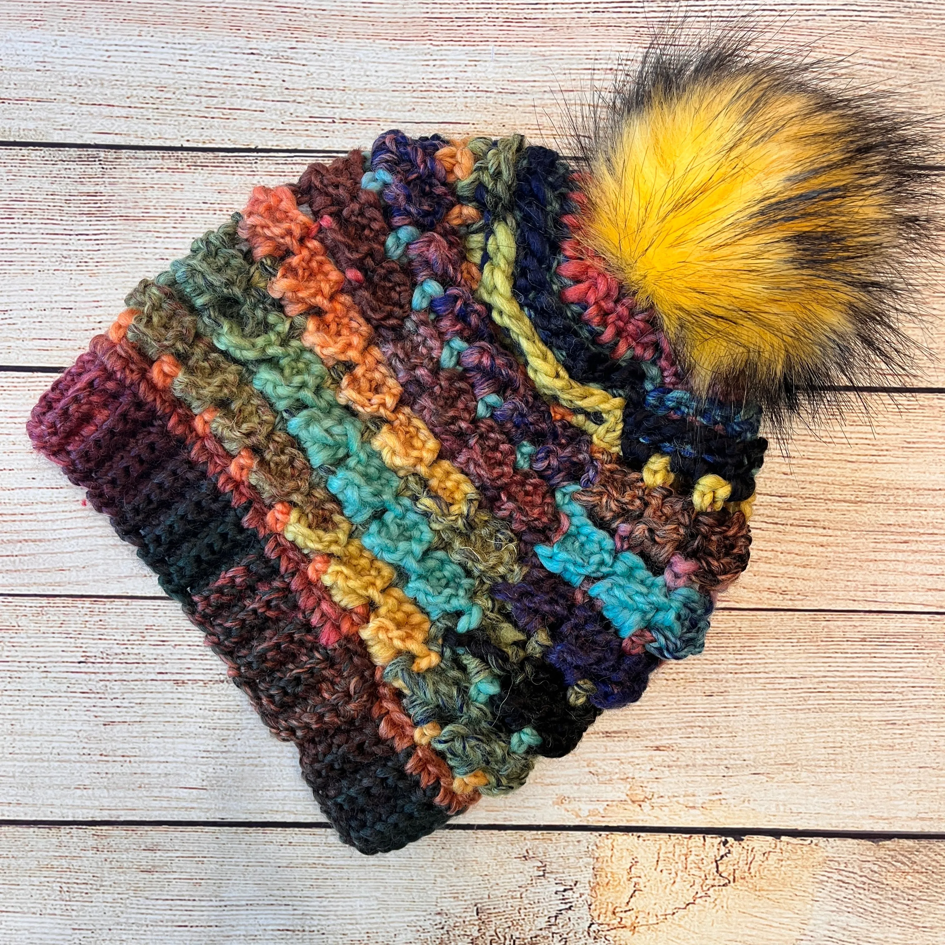 Rainbow Cyclone Hat