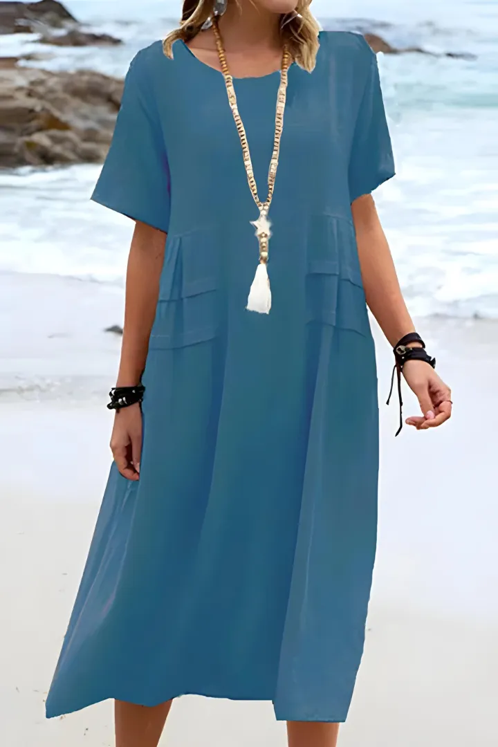 Rebecca | Comfortable Tummy Covering Dress