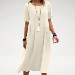 Rebecca | Comfortable Tummy Covering Dress