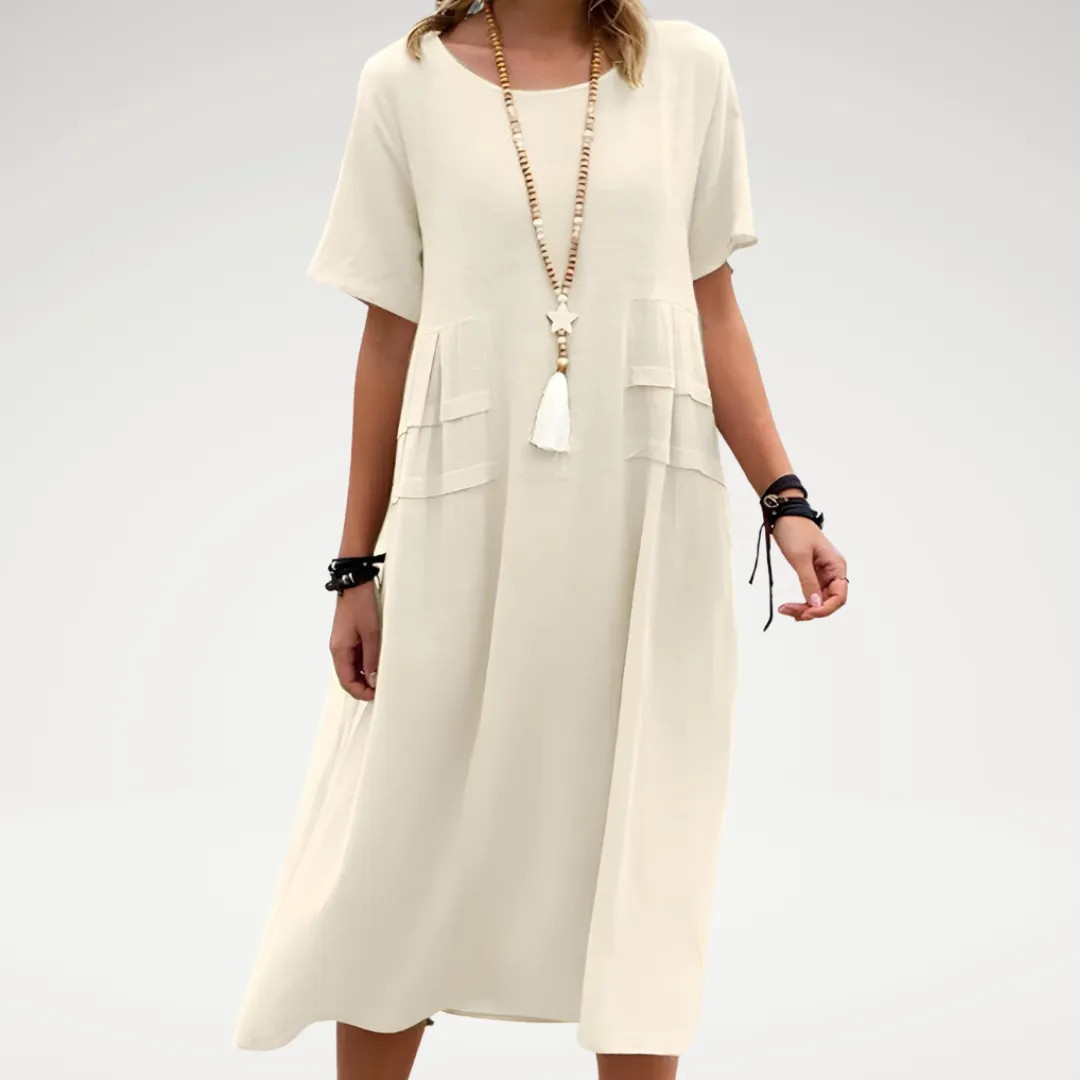 Rebecca | Comfortable Tummy Covering Dress