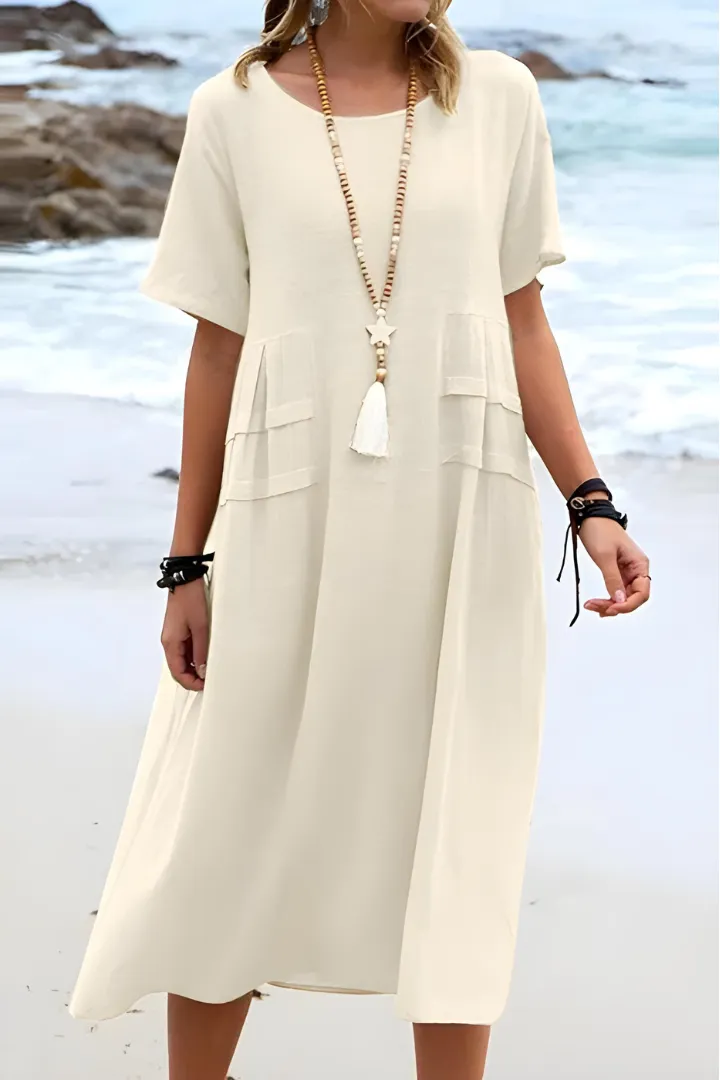 Rebecca | Comfortable Tummy Covering Dress