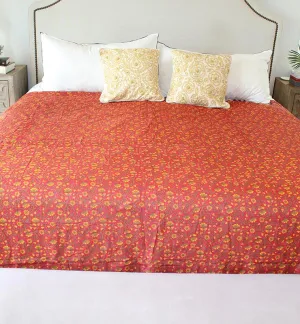 Red Floral Dohar