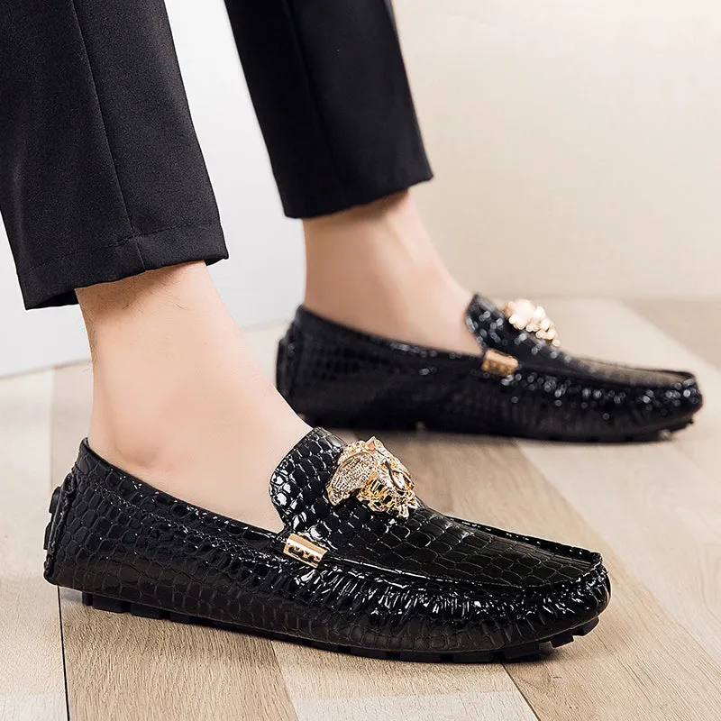 Red Leather Shoes Men