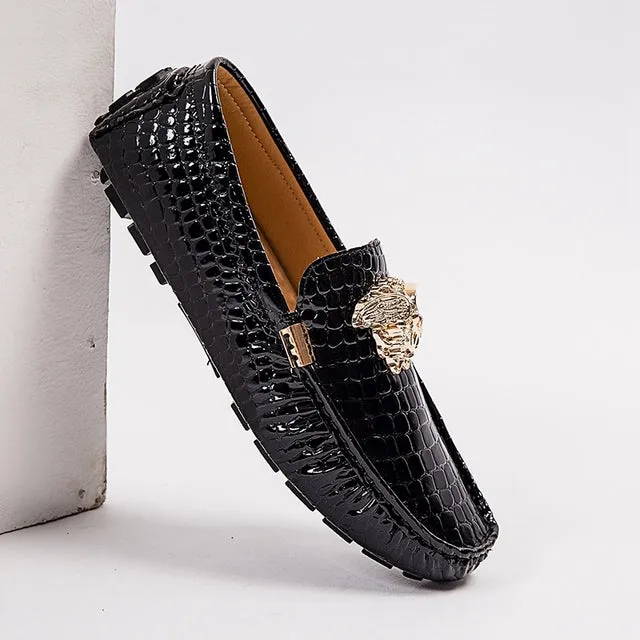 Red Leather Shoes Men