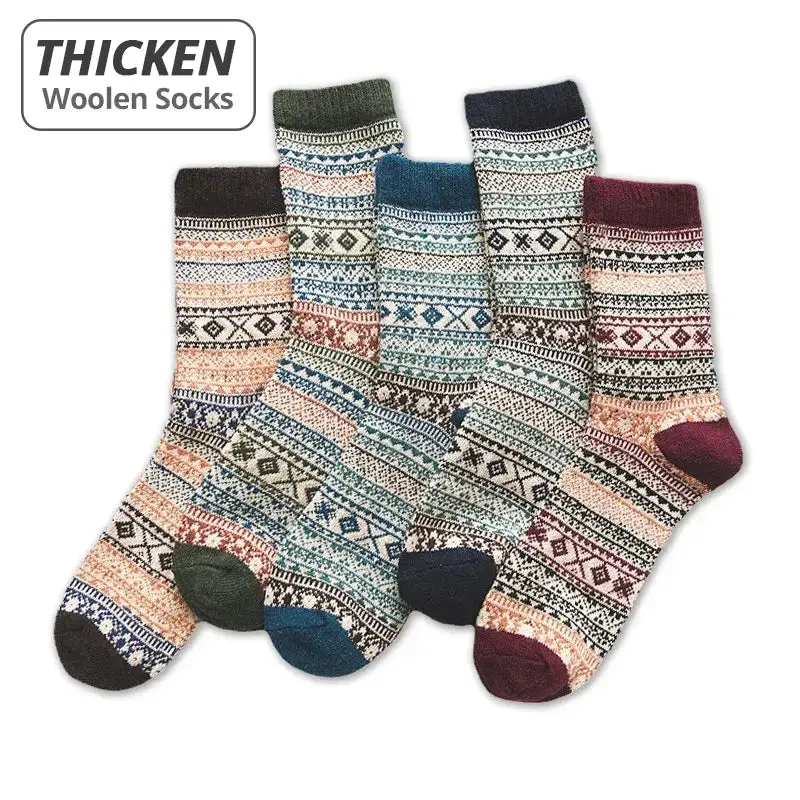 Retro Wool Y2K Socks for Stylish Warmth This Winter