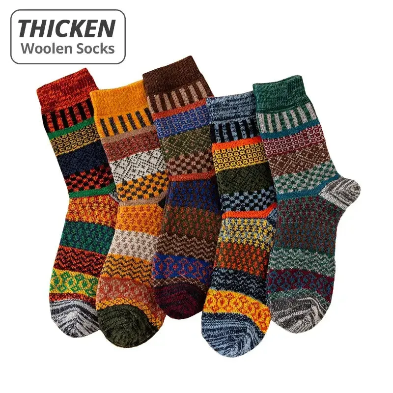 Retro Wool Y2K Socks for Stylish Warmth This Winter