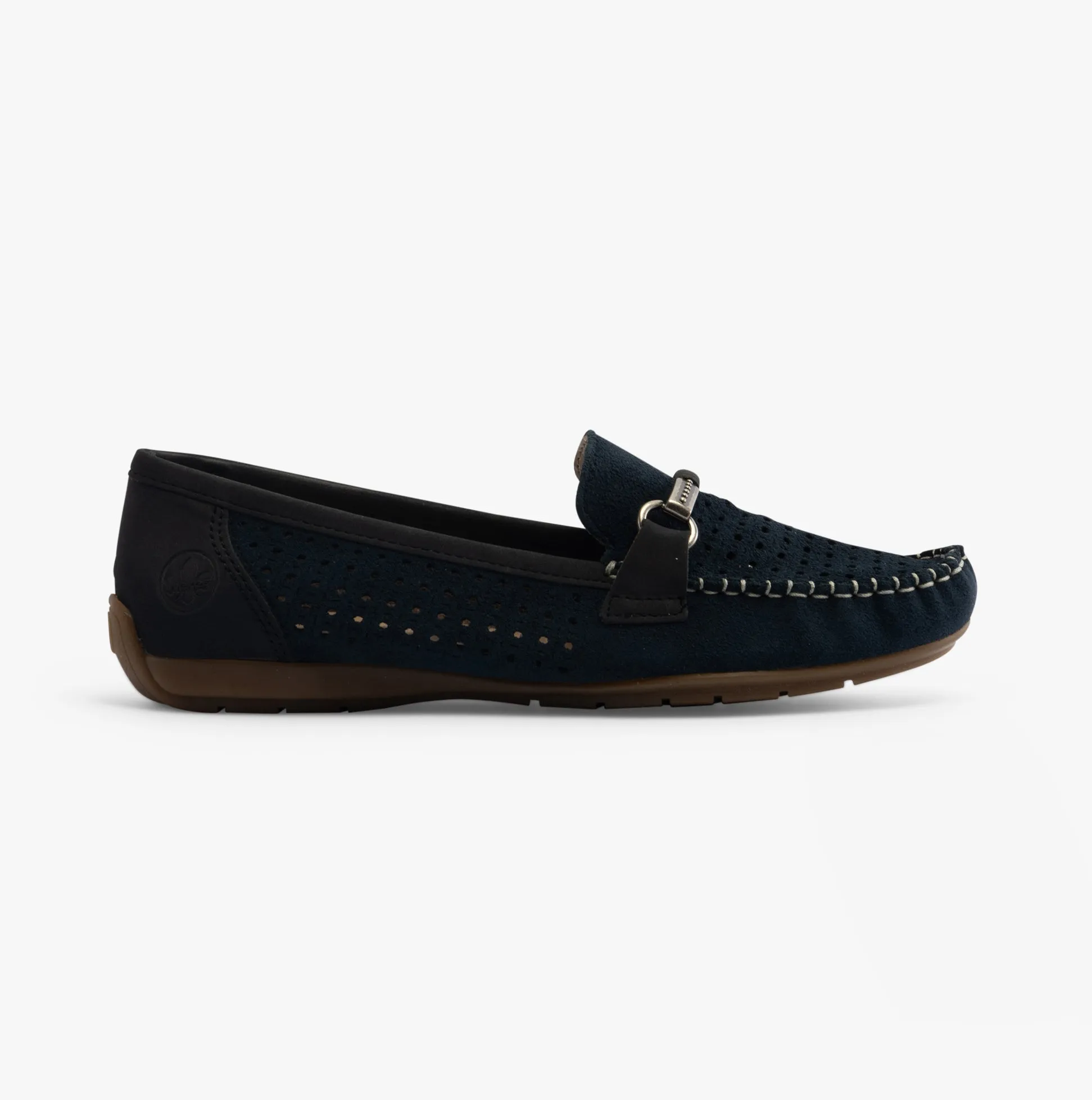 Rieker 40253-14 Womens Shoes Blue