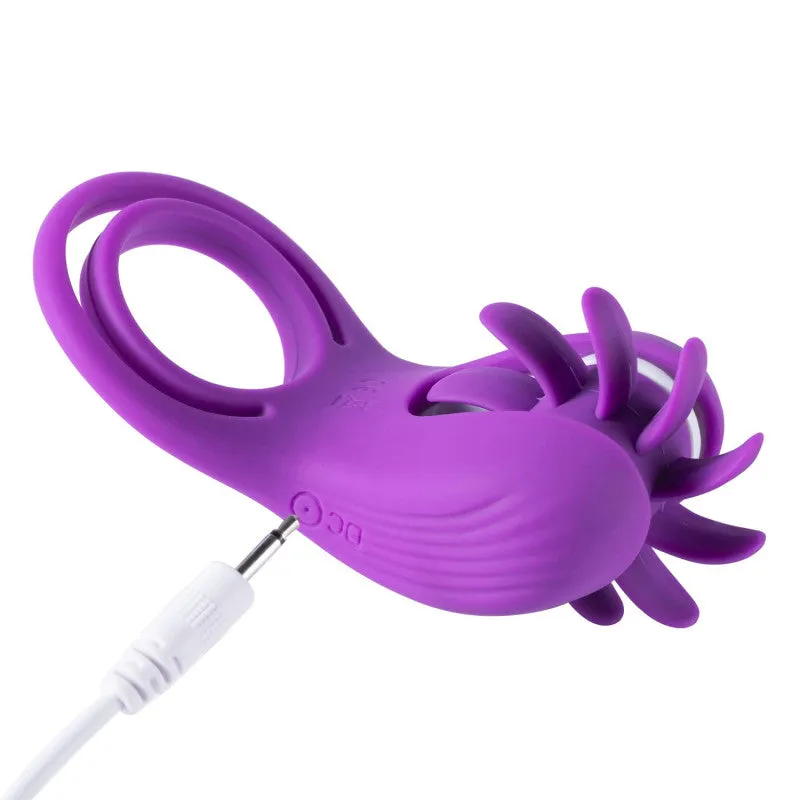 Roxy - Tongue Clit Licker and  Ring - Purple