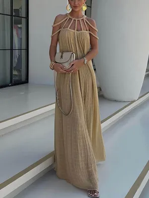 Ruth Lightweight Draped Maxi Dress