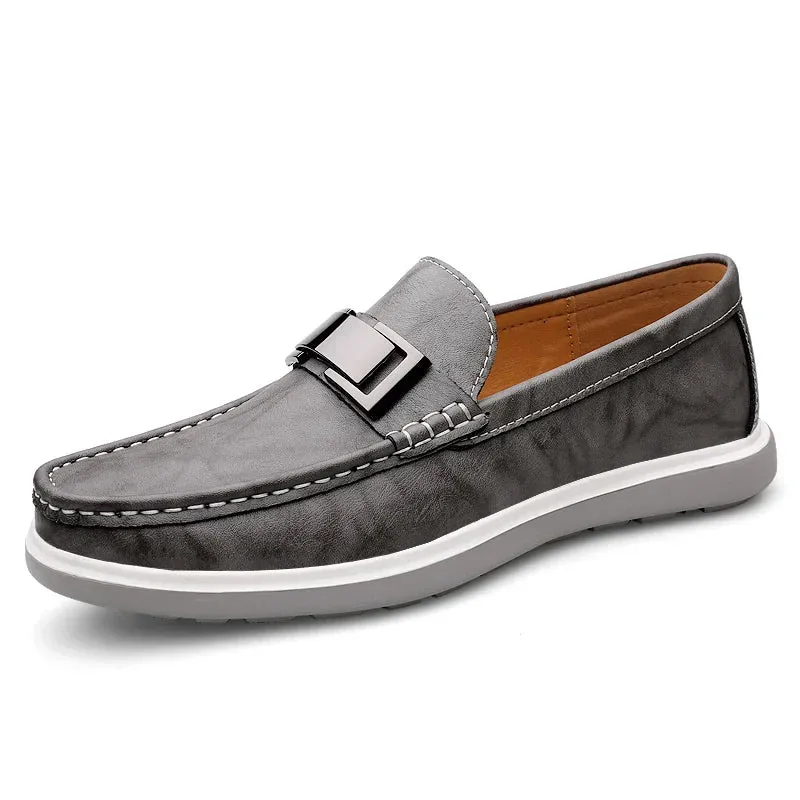Savren Genuine Leather Loafers