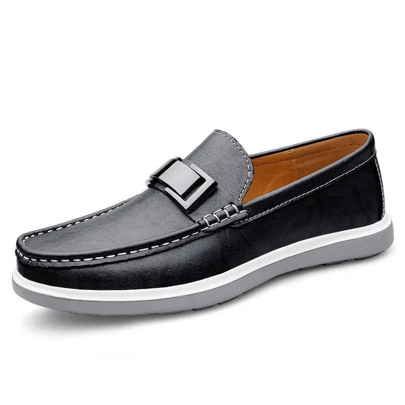 Savren Genuine Leather Loafers