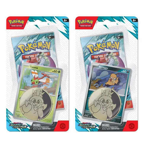 Scarlet & Violet Journey Together Checklane Blisters (Pair) POKEMON TCG