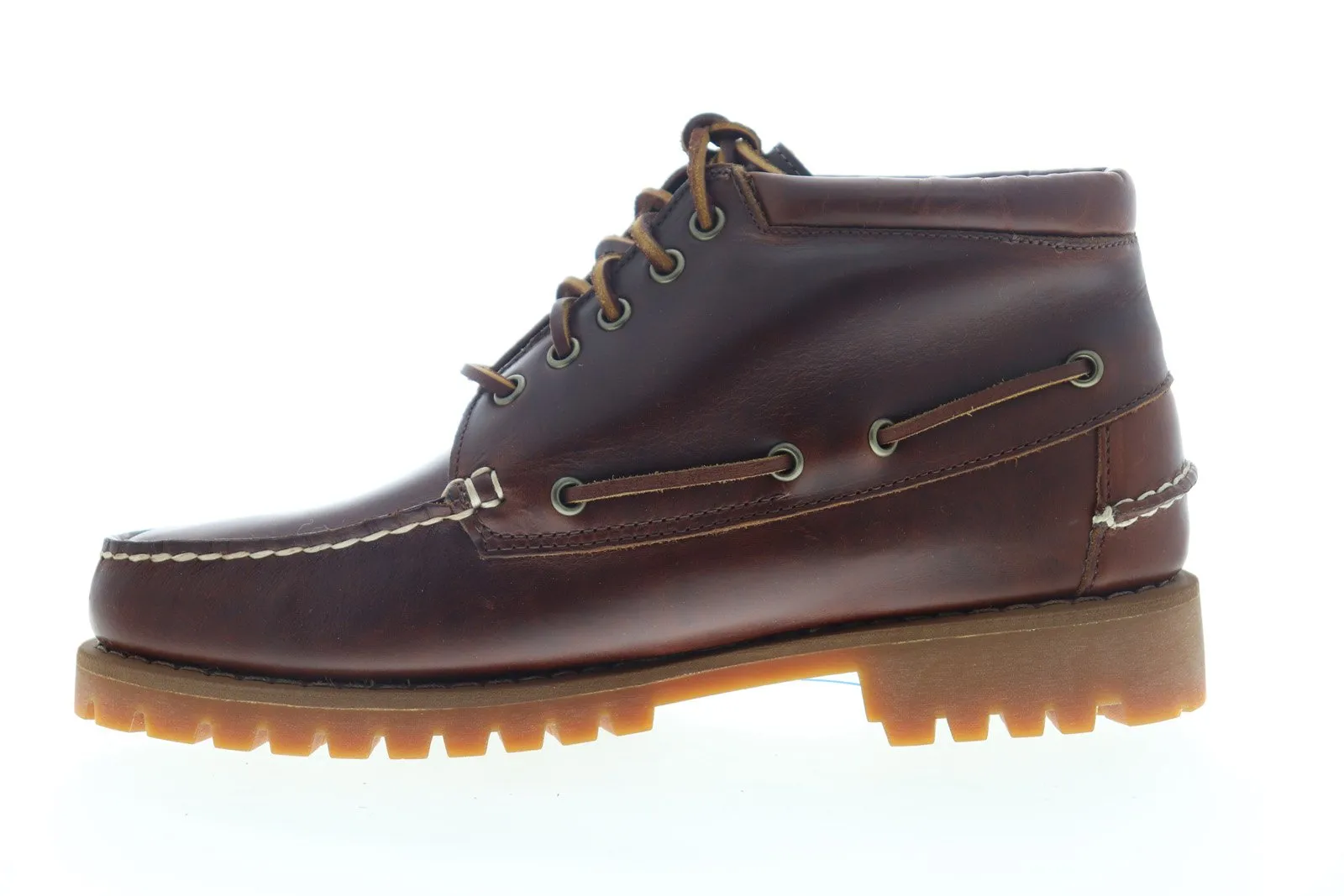 Sebago Ranger Mid Waterproof 7002IN0 Mens Brown Wide Leather Ankle Boots