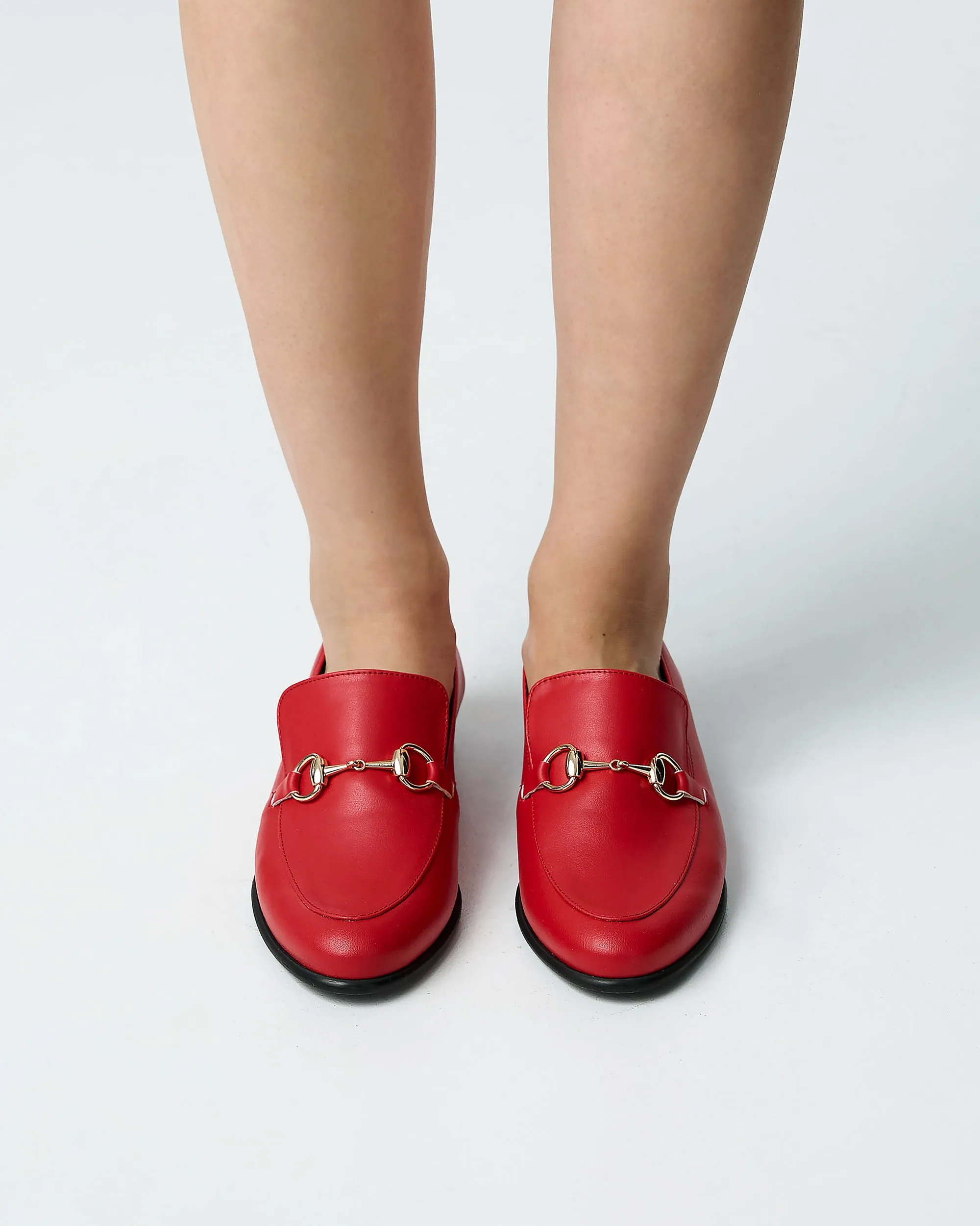 Shiv Loafers red women's moccasins