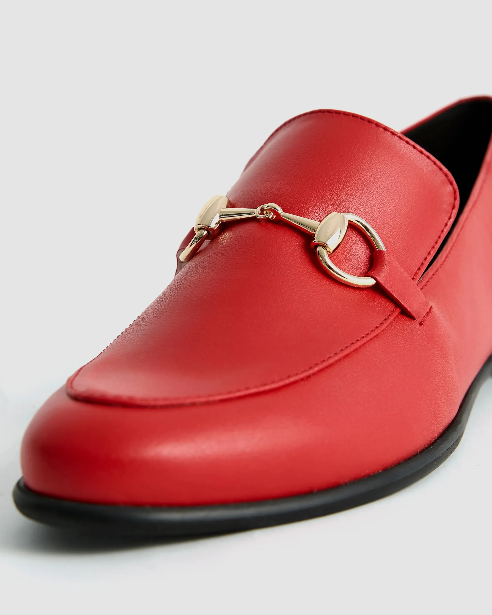 Shiv Loafers red women's moccasins