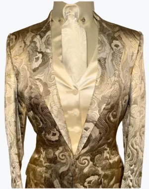 Show Season Gold Brocade Daycoat