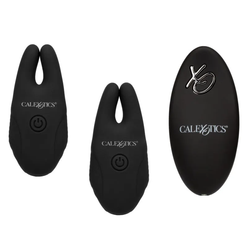 Silicone Remote Nipple Clamps - Black