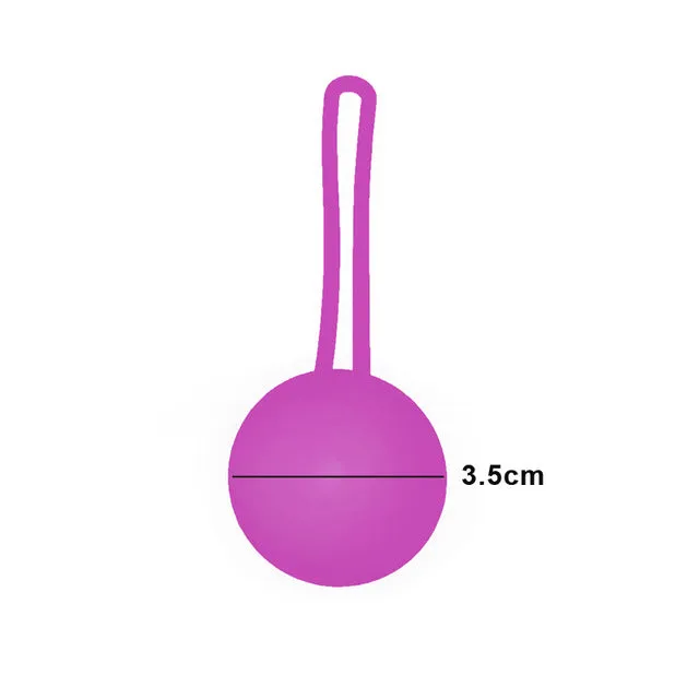 Silicone Vaginal Tightening Kegel Exerciser Vibrator Ball Trainer Ben Wa Balls Women Adult Sex Product Purple