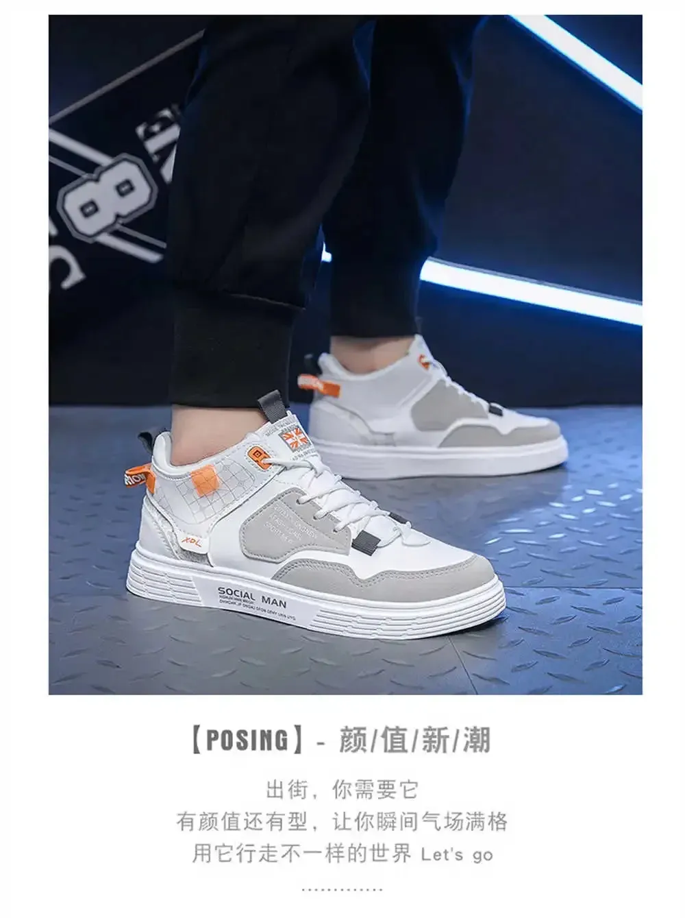 Slip Resistant Round Tip Mens Black Sneakers Casual Home Shoes Man New Sport Special Wide Imported Fashionable Clearance