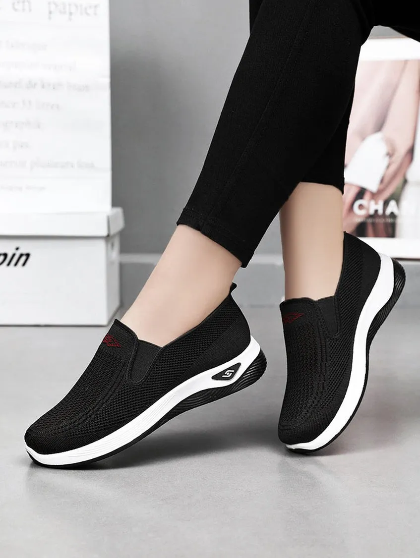 Soft and Breathable Casual Espadrilles with Shock-Absorbing Features