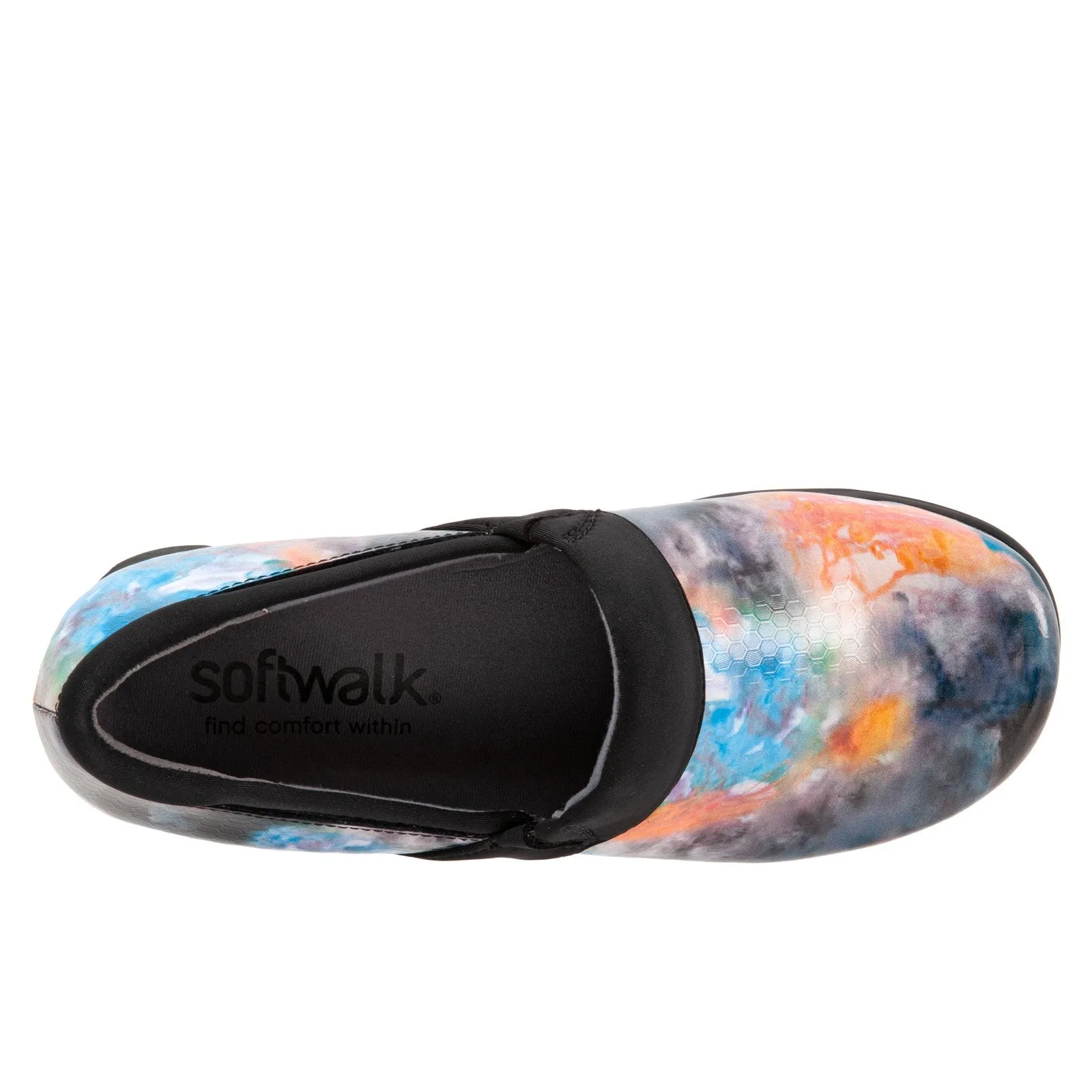 Softwalk Meredith Sport S1990-921 Womens Purple Leather Clog Flats Shoes