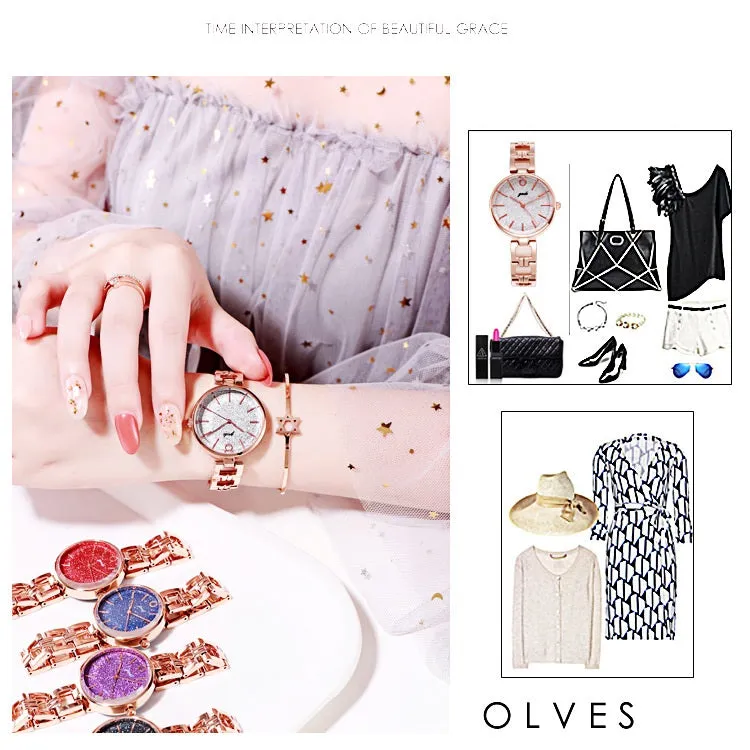 Starry Sky Ultra-thin Strap Women's Watch