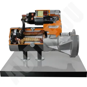 Starter motor with reduction gears cutaway Educational Trainer AE410071M AutoEDU