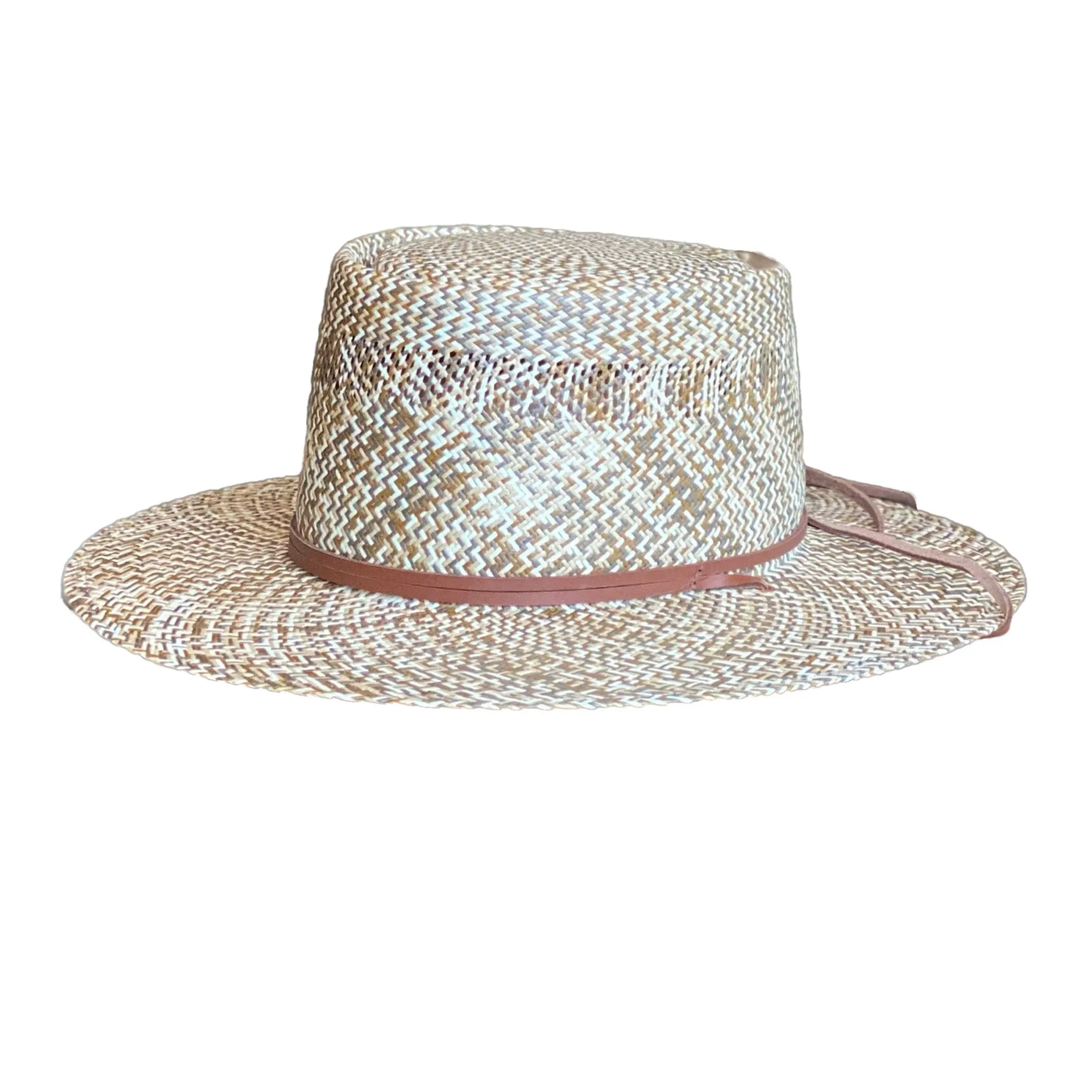 Stetson Ketchikan Wide Brim Straw Gambler Hat