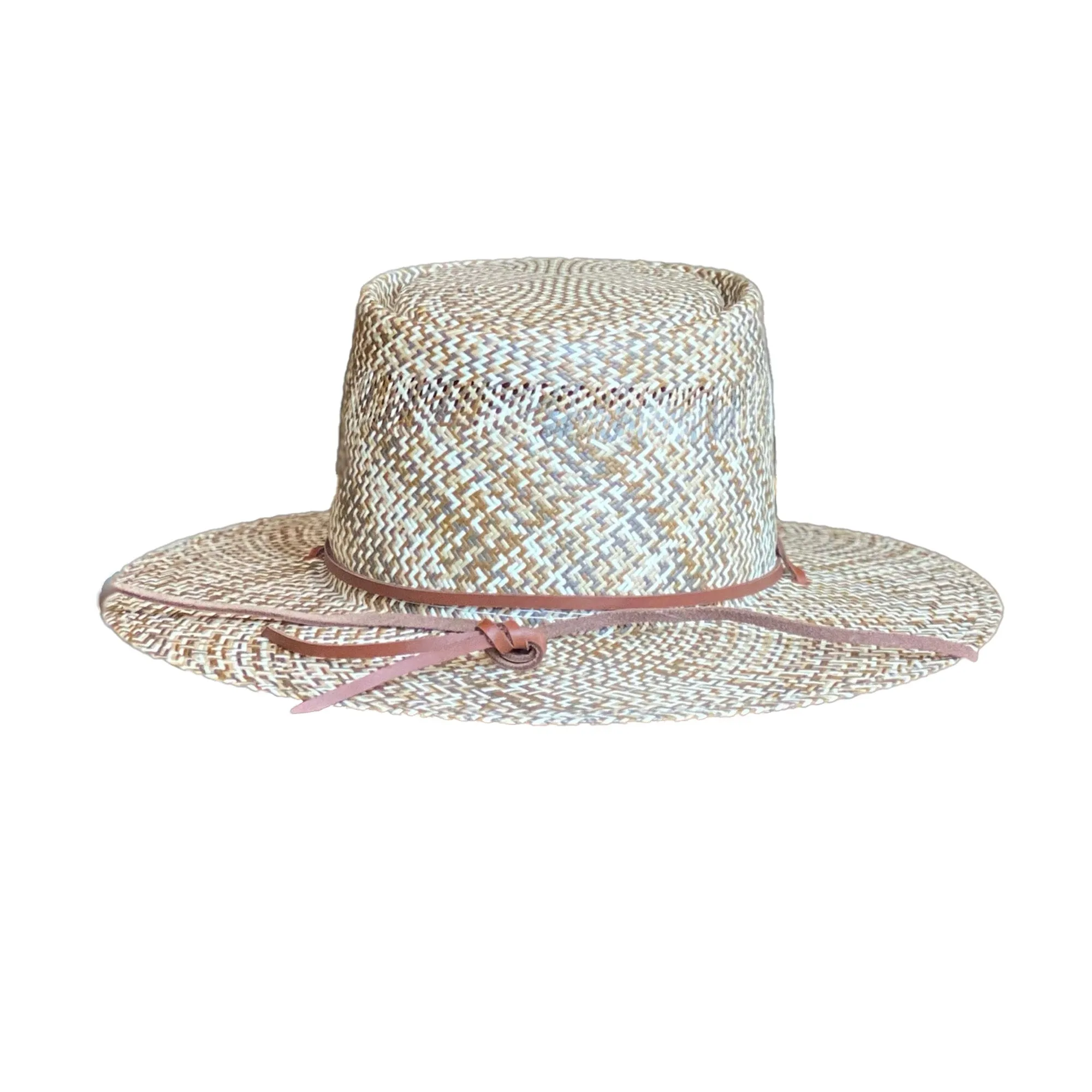 Stetson Ketchikan Wide Brim Straw Gambler Hat