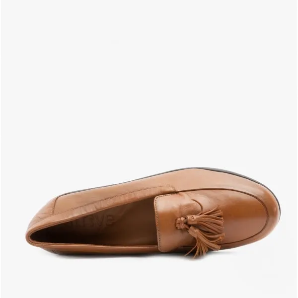 Strive VERONA Womens Leather Loafers Tan