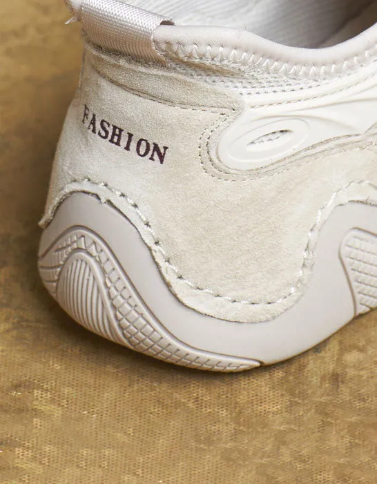 Summer Breathable Comfortable Leather Sneakers