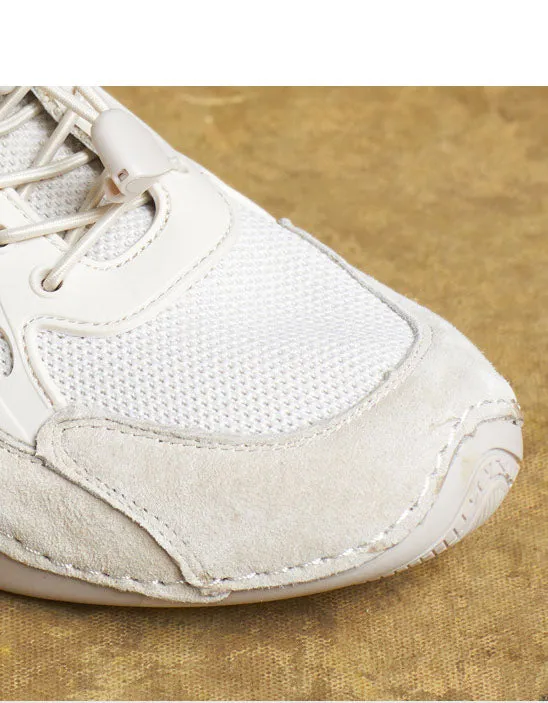 Summer Breathable Comfortable Leather Sneakers