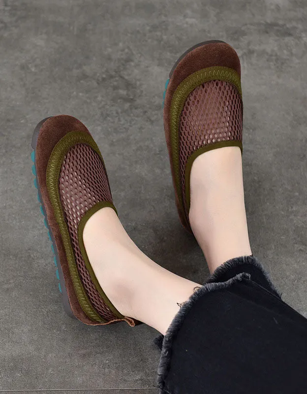 Summer Breathable Comfortable Mesh Flat Shoes
